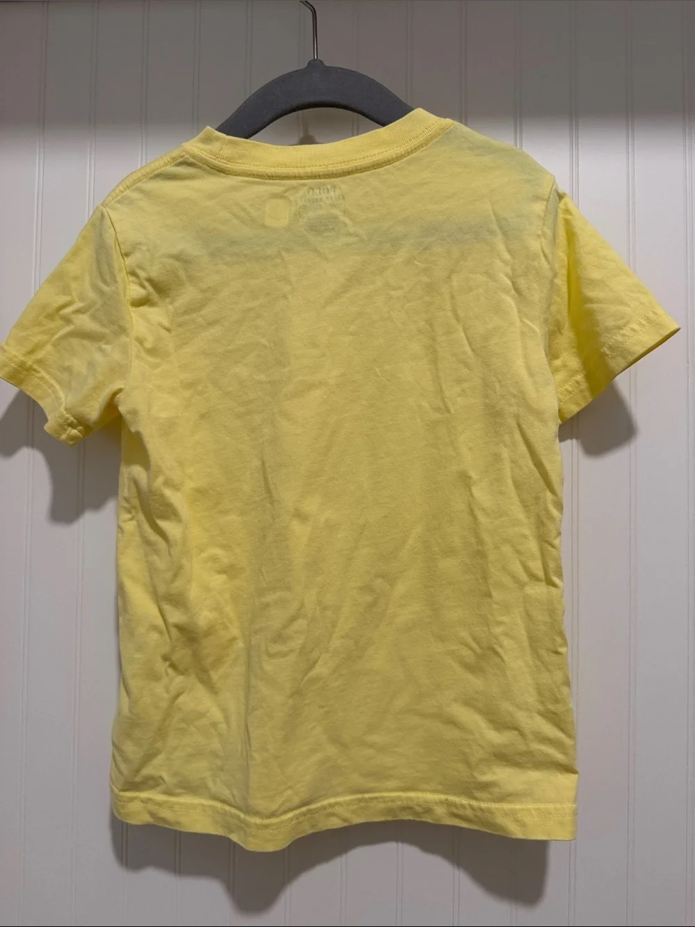 Ralph Lauren Yellow Polo Bear Fishing Graphic Tee